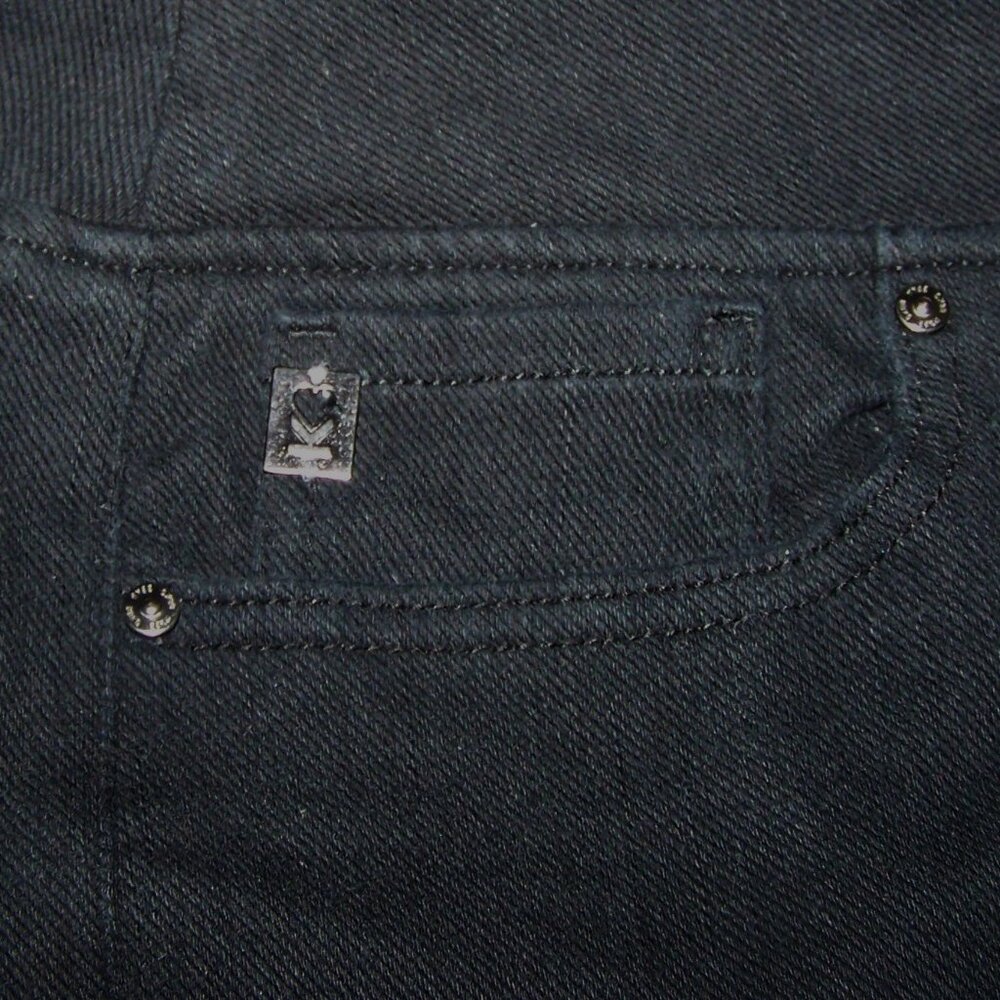 Belle by Kim Gravel Black Denim Jeans Size 10 – 29” hem - Picture 9 of 9